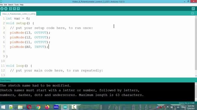 Arduino with Potentiometer Control RGB LED смотреть онлайн