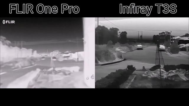FLIR One Pro Vs Infiray T3S thermal camera comparison смотреть онлайн