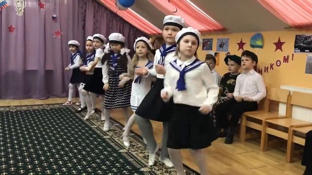 Танец морячка 23 февраля 2017 праздник в детском саду школа 1288 смотреть онлайн
