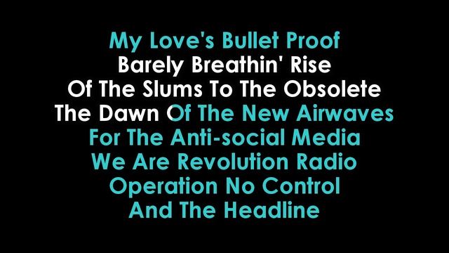 Revolution Radio karaoke Green Day | GOLDEN KARAOKE смотреть онлайн