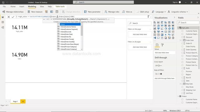 Creating New Table in Power BI using Calculate Table using DAX and Selecting only Required Columns смотреть онлайн