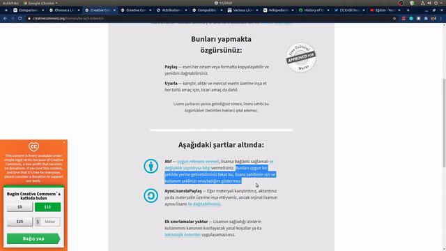 Paylaşım - F/OSS Lisanslar - Creative Commons смотреть онлайн
