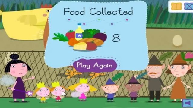 Ben & Holly's - Chicken Chase - Ben & Holly's Games смотреть онлайн