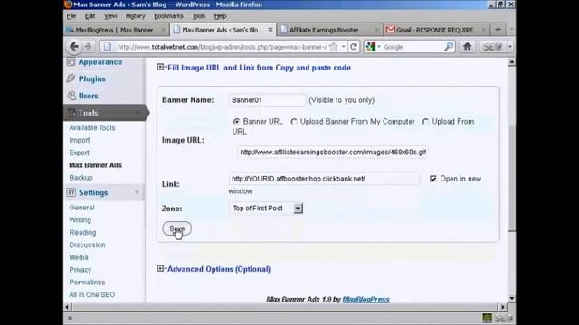 Manage Banner Ads on Wordpress Blog смотреть онлайн