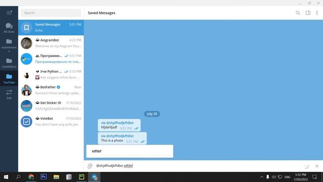 AIOGRAM ► Inline Бот - практическое видео - Telegram bot ПРОГРАММИРОВАНИЕ ПО ПЛЕЙЛИСТАМ УРОК 32 смотреть онлайн