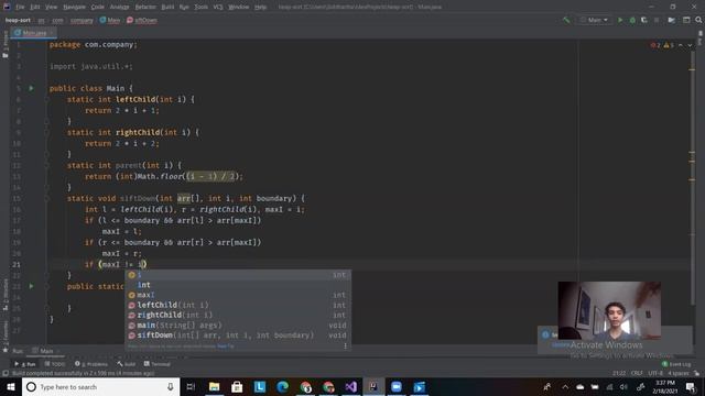 Heap Sort Tutorial and Implementation смотреть онлайн