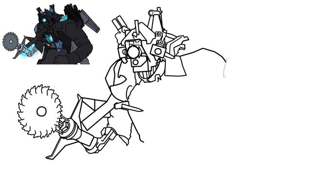 How To Draw TITAN CAMERAMAN Skibidi Toilet New HAND CIRCULAR SAW смотреть онлайн