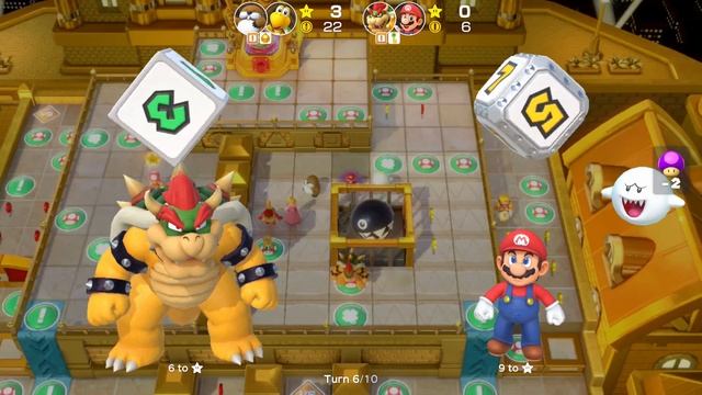 Super Mario Party Partner Party #672 Tantalizing Tower Toys Monty Mole & Koopa vs Bowser & Mario смотреть онлайн