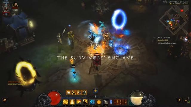 Diablo III, MONK, T10 farm | Powered by GeForce GTX смотреть онлайн