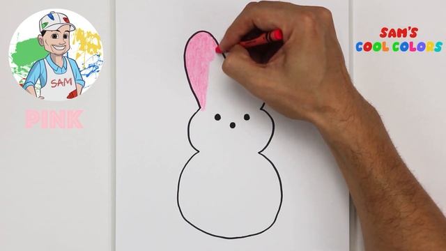 How To Draw Peeps Marshmallow Easter Bunny смотреть онлайн