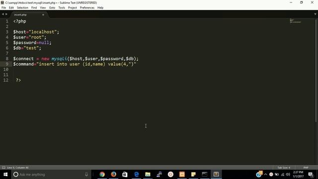 insert in mysql with php | php mysqli tutorial for beginners смотреть онлайн