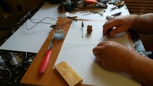 Пайка вольфрамовых мормышек