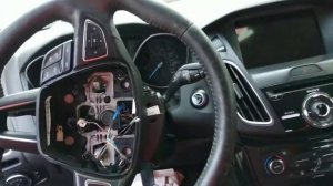 Как снять подушку руля Форд фокус 3 рестайлинг USA / снимаю airbag (подушку)руля Форд Фокус три рес
