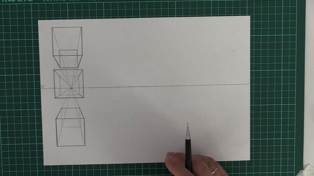 Промдизайнквантум. Урок 24. Изучение видов перспективы на примере простой объёмной фигуры. Карандаш смотреть онлайн