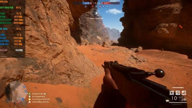 Battlefield 1 Multiplayer | Sinai Desert - 64P AVG 100FPS+ | i5-7500 | CPU Frame-Rate TEST in 2022 смотреть онлайн