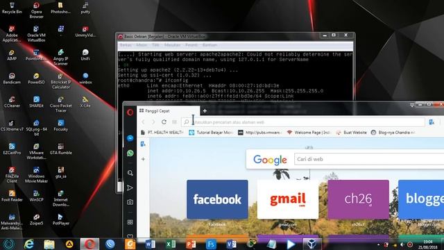 INSTALL WEB SERVER DEBIAN 7 (APACHE2) смотреть онлайн