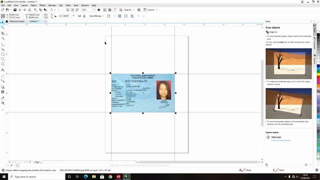 Cara meluruskan foto E-KTP di CorelDraw смотреть онлайн