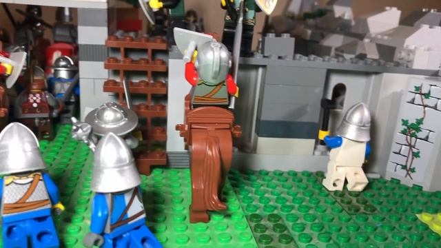 Lego Kingdoms - Knight Siege MOC + quick stop motion test! смотреть онлайн