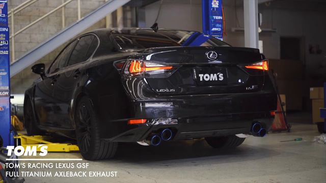 Lexus GSF Toms Racing Exhaust V8!!