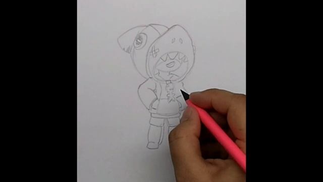 Как нарисовать Леона из Brawl stars смотреть онлайн