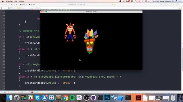 SFML 2.4.x Tutorial 013 - Pixel Perfect Collision Detection смотреть онлайн
