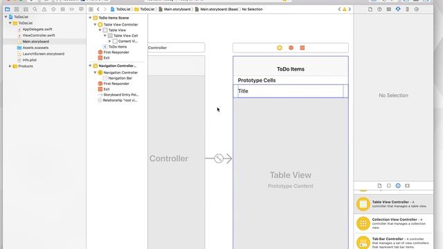 Приложение ToDo List на Swift. Структура приложения смотреть онлайн