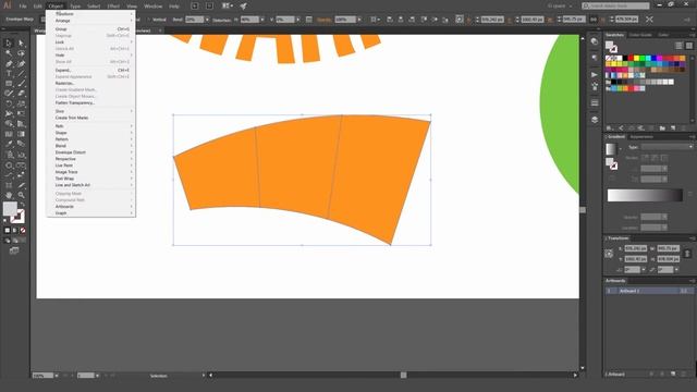 How to Warp Objects in Adobe Illustrator CC смотреть онлайн