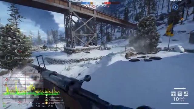 Battlefield 1 GTX 1070 i7 6700k смотреть онлайн