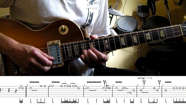 Iron Maiden - Strange World Dennis Stratton's intro solo lesson (with tablatures and backing tracks смотреть онлайн