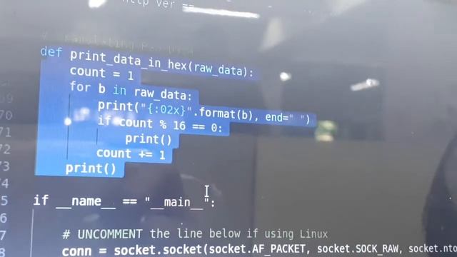 Python3 HTTP Packet Sniffer смотреть онлайн