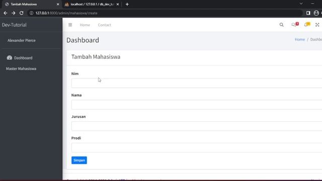 Tambah Data/Create Data Laravel смотреть онлайн