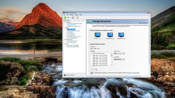 Downsampling with Nvidia Control Panel - The Dynamic Super Resolution (DSR) method