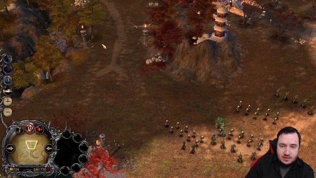 Орды мумакилов атакуют лихолесье. Властелин колец BFME 2 ROTWK Ennorath Mod