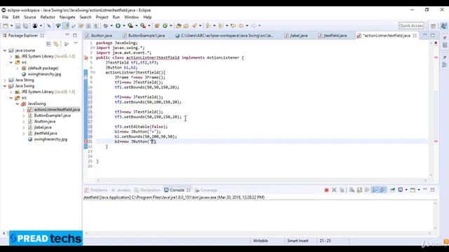 3 Java JTextField (Java Swing)3 смотреть онлайн