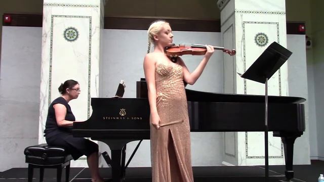 Serena Harnack violin - Musicians Club of Women Award Complete Concert
