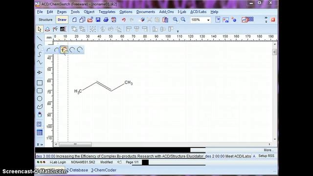 Lage krummet pil i ChemSketch смотреть онлайн