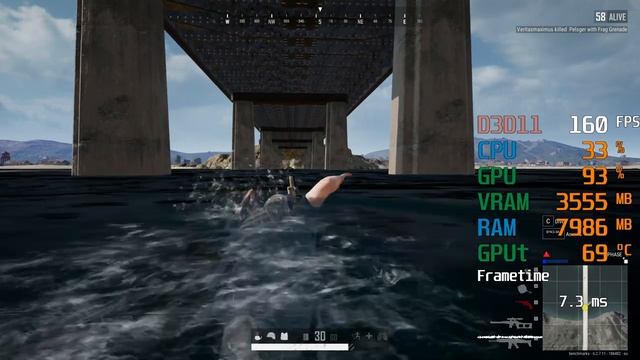 GeForce GTX 1660 -- AMD Ryzen 5 3600 -- PUBG FPS Test смотреть онлайн