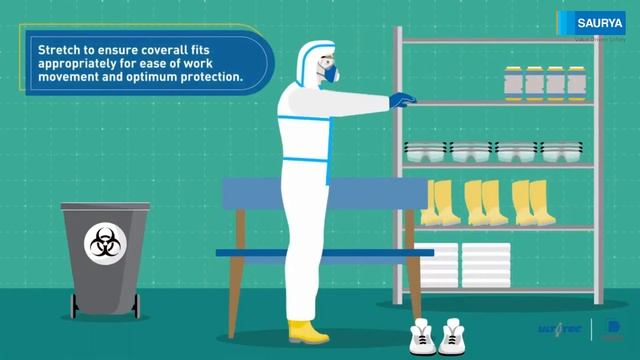 Donning and Doffing Instructions for Ultitec Chemical Protective Clothing | PPE Suit | Hazmat Suit смотреть онлайн