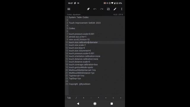 🔧SetEdit - Touch Improvement | Fix Delay & Fast Response