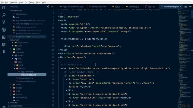 Configure Fontawesome 5 with AdminLTE 3 and Laravel 5.7 смотреть онлайн