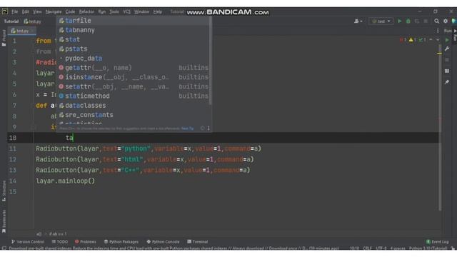 TKINTER TUTORIAL - CARA MEMBUAT RADIO BUTTON DI TKINTER PYTHON GUI PART-2 #python #tkinter #python смотреть онлайн