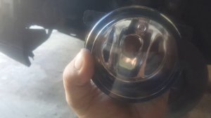 Замена противотуманных фар на Renault Scenic 3