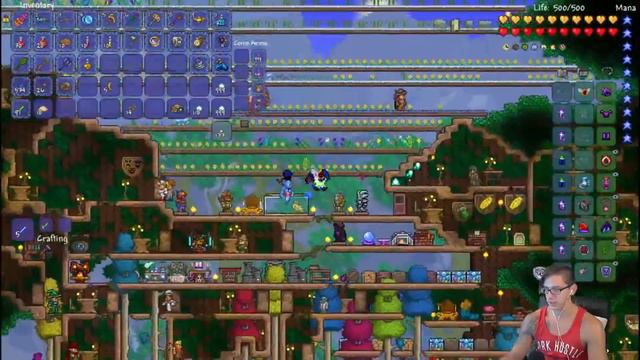 Terraria Tremor Mod Expert Blind Part 44!: SNOWBALL CHAINGUN VS. THE TWINS! смотреть онлайн