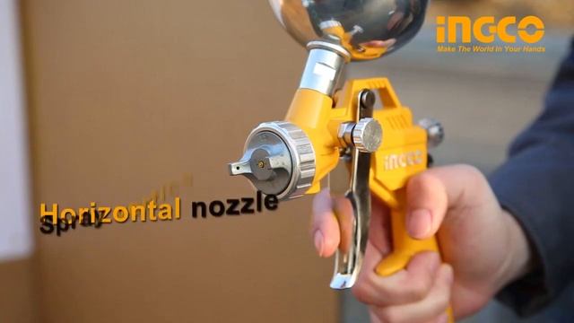 Ingco Spray Gun, Nozzle 1.5Mm 0.4L Tank ASG4041 смотреть онлайн