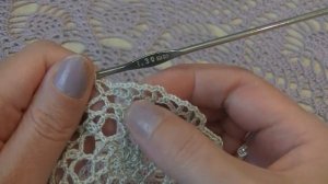 Скатерть Морская жемчужина. Филейное вязание. Вяжем с 1-10 ряд.