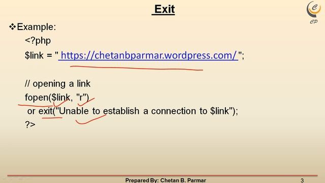 Exit, Die and Return in PHP | 2020 | In Hindi смотреть онлайн