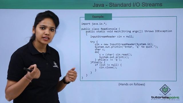 Java - Standard I/O Streams смотреть онлайн