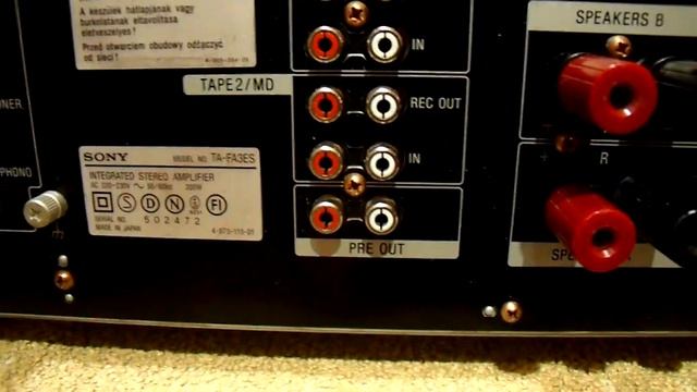 SONY TA-FA3ES. Обзор интегрального усилителя.
