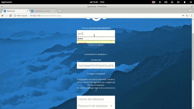 INSTALLARE ED USARE NEXTCLOUD (6) смотреть онлайн