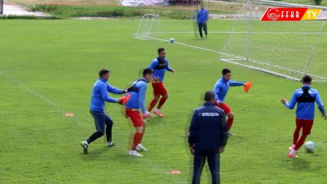 Видеообзор тренировки Национальной сборной КР по футболу / 07.06.17 смотреть онлайн